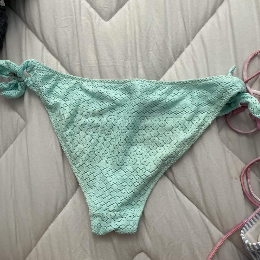 Light blue bikini bottoms